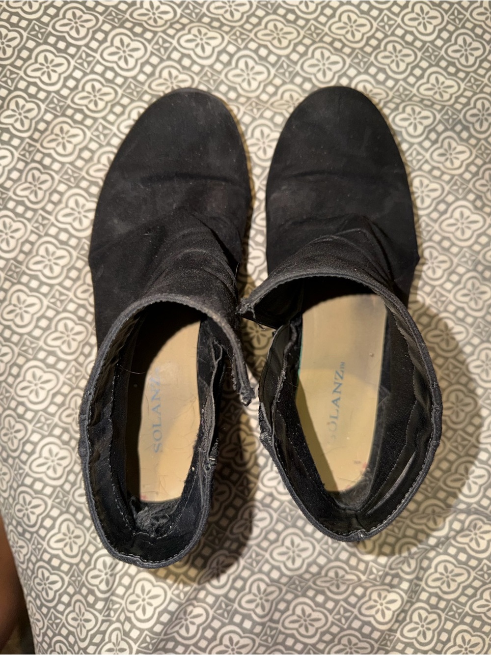 Black Women’s Suede Ankle Boots